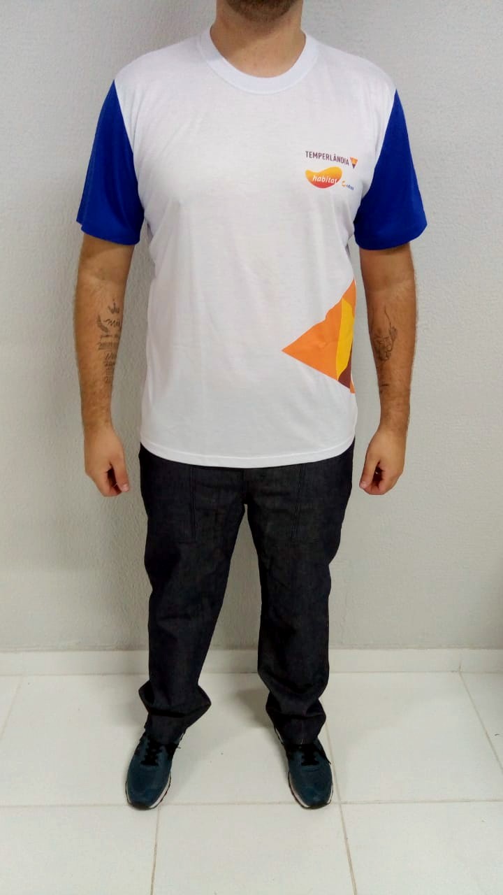 Camiseta masculina manga curta